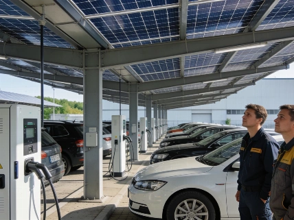 MST baut Solar-Carport für Ladeinfrastruktur in Schnaittenbach Glocalist Press