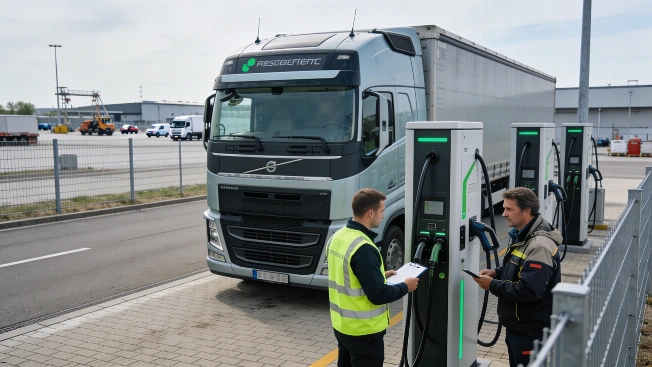 FRYTE Mobility erhält 3,5 Millionen Euro für Software zur eTruck-Ladeplanung Glocalist Press